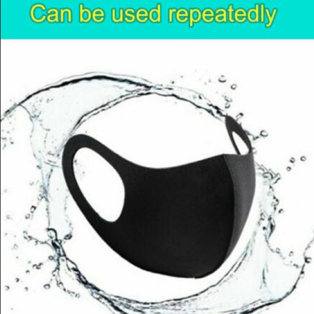 10 washable and reusable stretchy 3D face masks - Picture 3 of 6